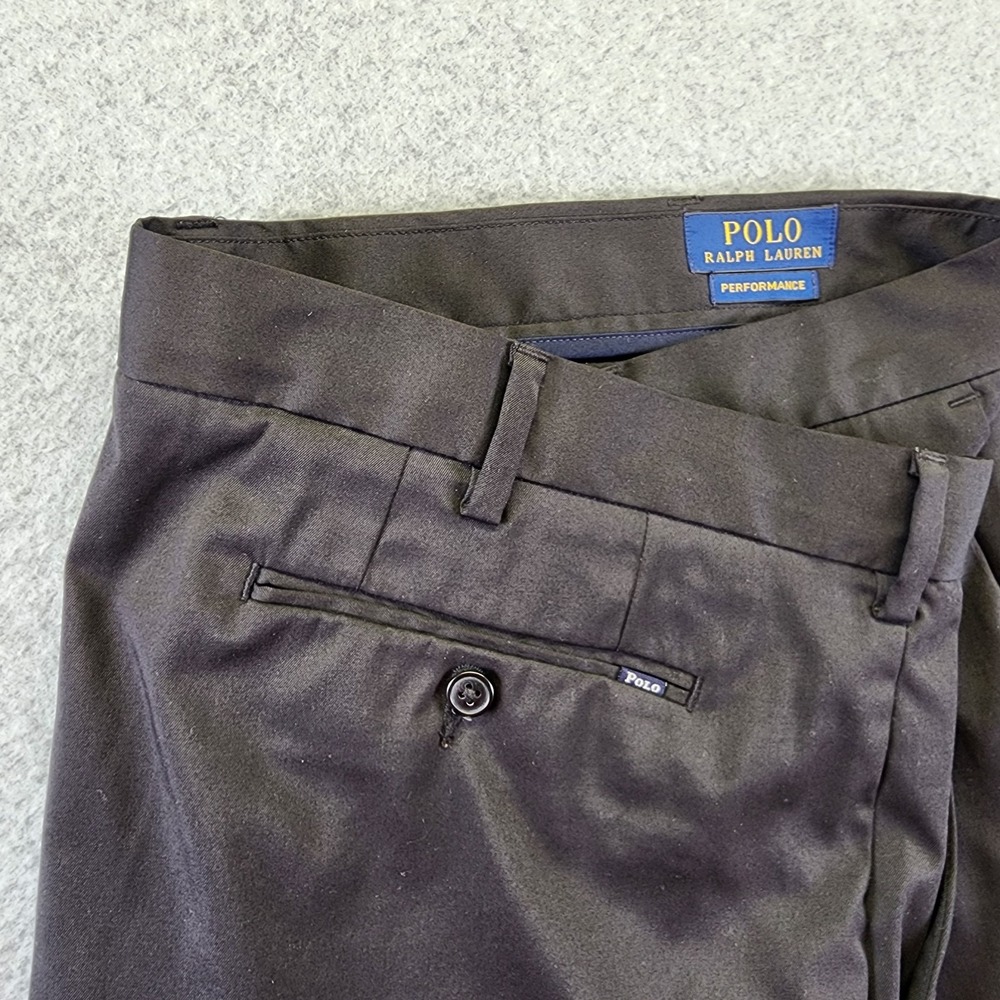 Polo Ralph Lauren Mens‎ 42 Performance Stretch Classic Fit Chino Shorts Black